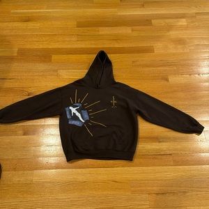 Cactus Jack Travis Scott Hoodie, size M, brown
